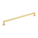 Jeffrey Alexander [387-305BG] Die Cast Zinc Cabinet Pull Handle - Davis Series - Oversized - Brushed Gold Finish - 305mm C/C - 12 3/4" L