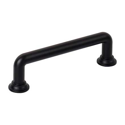 Jeffrey Alexander [387-96MB] Die Cast Zinc Cabinet Pull Handle - Davis Series - Standard Size - Matte Black Finish - 96mm C/C - 4 1/2" L