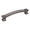 Jeffrey Alexander [585-128BNBDL] Die Cast Zinc Cabinet Pull Handle - Delmar Series - Oversized - Brushed Pewter Finish - 128mm C/C - 5 13/16&quot; L