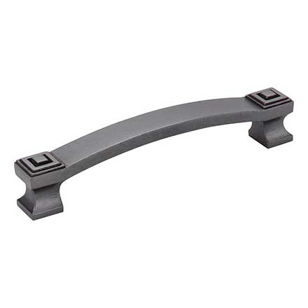 Jeffrey Alexander [585-128DACM] Die Cast Zinc Cabinet Pull Handle - Delmar Series - Oversized - Gun Metal Finish - 128mm C/C - 5 13/16&quot; L