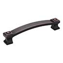 Jeffrey Alexander [585-128DBAC] Die Cast Zinc Cabinet Pull Handle - Delmar Series - Oversized - Brushed Oil Rubbed Bronze Finish - 128mm C/C - 5 13/16&quot; L