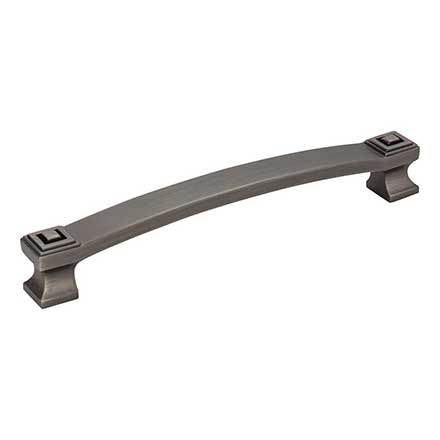 Jeffrey Alexander [585-160BNBDL] Die Cast Zinc Cabinet Pull Handle - Delmar Series - Oversized - Brushed Pewter Finish - 160mm C/C - 7 1/16" L
