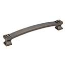 Jeffrey Alexander [585-160BNBDL] Die Cast Zinc Cabinet Pull Handle - Delmar Series - Oversized - Brushed Pewter Finish - 160mm C/C - 7 1/16" L