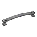 Jeffrey Alexander [585-160DACM] Die Cast Zinc Cabinet Pull Handle - Delmar Series - Oversized - Gun Metal Finish - 160mm C/C - 7 1/16&quot; L