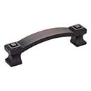 Jeffrey Alexander [585-96DBAC] Die Cast Zinc Cabinet Pull Handle - Delmar Series - Standard Size - Brushed Oil Rubbed Bronze Finish - 96mm C/C - 4 1/2&quot; L