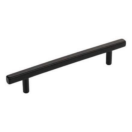 Jeffrey Alexander [845-128MB] Die Cast Zinc Cabinet Pull Handle - Oversized - Dominique Series - Matte Black Finish - 128mm C/C - 7 1/16&quot; L