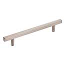Jeffrey Alexander [845-128SN] Die Cast Zinc Cabinet Pull Handle - Oversized - Dominique Series - Satin Nickel Finish - 128mm C/C - 7 1/16&quot; L