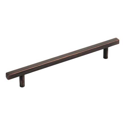 Jeffrey Alexander [845-160DBAC] Die Cast Zinc Cabinet Pull Handle - Oversized - Dominique Series - Brushed Oil Rubbed Bronze Finish - 160mm C/C - 8 5/16" L