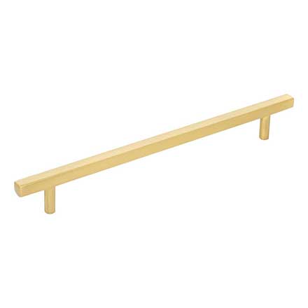 Jeffrey Alexander [845-192BG] Die Cast Zinc Cabinet Pull Handle - Oversized - Dominique Series - Brushed Gold Finish - 192mm C/C - 9 9/16&quot; L