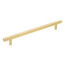 Jeffrey Alexander [845-192BG] Die Cast Zinc Cabinet Pull Handle - Oversized - Dominique Series - Brushed Gold Finish - 192mm C/C - 9 9/16&quot; L