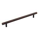 Jeffrey Alexander [845-192DBAC] Die Cast Zinc Cabinet Pull Handle - Oversized - Dominique Series - Brushed Oil Rubbed Bronze Finish - 192mm C/C - 9 9/16&quot; L