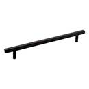 Jeffrey Alexander [845-192MB] Die Cast Zinc Cabinet Pull Handle - Oversized - Dominique Series - Matte Black Finish - 192mm C/C - 9 9/16&quot; L