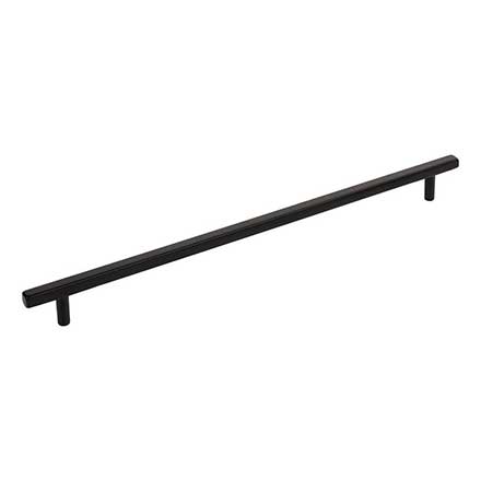 Jeffrey Alexander [845-305MB] Die Cast Zinc Cabinet Pull Handle - Oversized - Dominique Series - Matte Black Finish - 305mm C/C - 14" L