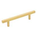 Jeffrey Alexander [845-96BG] Die Cast Zinc Cabinet Pull Handle - Standard Sized - Dominique Series - Brushed Gold Finish - 96mm C/C - 5 3/4&quot; L