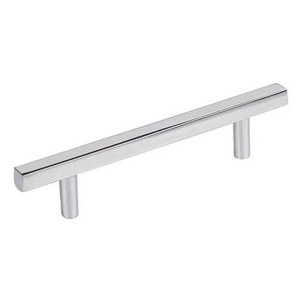 Jeffrey Alexander [845-96PC] Die Cast Zinc Cabinet Pull Handle - Standard Sized - Dominique Series - Polished Chrome Finish - 96mm C/C - 5 3/4&quot; L