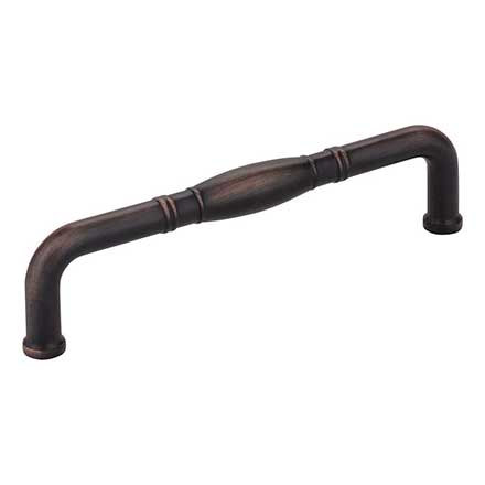 Jeffrey Alexander [Z290-128-DBAC] Die Cast Zinc Cabinet Pull Handle - Durham Series - Oversized - Brushed Oil Rubbed Bronze Finish - 128mm C/C - 5 1/2" L