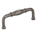 Jeffrey Alexander [Z290-3-BNBDL] Die Cast Zinc Cabinet Pull Handle - Durham Series - Standard Size - Brushed Pewter Finish - 3" C/C - 3 3/8" L