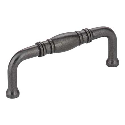 Jeffrey Alexander [Z290-3-DACM] Die Cast Zinc Cabinet Pull Handle - Durham Series - Standard Size - Gun Metal Finish - 3" C/C - 3 3/8" L