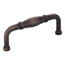 Jeffrey Alexander [Z290-3-DBAC] Die Cast Zinc Cabinet Pull Handle - Durham Series - Standard Size - Brushed Oil Rubbed Bronze Finish - 3&quot; C/C - 3 3/8&quot; L