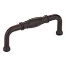 Jeffrey Alexander [Z290-3-ORB] Die Cast Zinc Cabinet Pull Handle - Durham Series - Standard Size - Dark Bronze Finish - 3" C/C - 3 3/8" L
