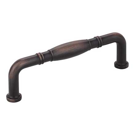 Jeffrey Alexander [Z290-96-DBAC] Die Cast Zinc Cabinet Pull Handle - Durham Series - Standard Size - Brushed Oil Rubbed Bronze Finish - 96mm C/C - 4 1/4" L