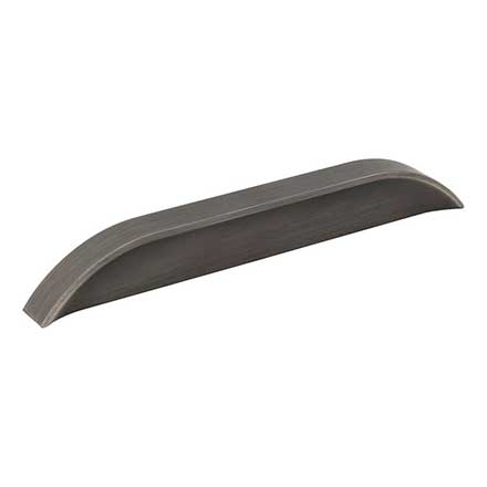 Jeffrey Alexander [484-128160BNBDL] Die Cast Zinc Cabinet Pull Handle - Oversized - Elara Series - Brushed Pewter Finish - 128mm &amp; 160mm C/C - 7 1/8&quot; L