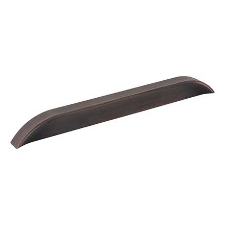 Jeffrey Alexander [484-192224DBAC] Die Cast Zinc Cabinet Pull Handle - Oversized - Elara Series - Brushed Oil Rubbed Bronze Finish - 192mm &amp; 224mm C/C - 9 5/8&quot; L