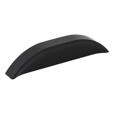 Jeffrey Alexander [484-396MB] Die Cast Zinc Cabinet Pull Handle - Standard Sized - Elara Series - Matte Black Finish - 3" &amp; 96mm C/C - 4 9/16" L