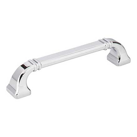 Jeffrey Alexander [165-128PC] Die Cast Zinc Cabinet Pull Handle - Oversized - Ella Series - Polished Chrome Finish - 128mm C/C - 5 13/16" L