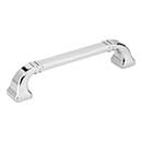 Jeffrey Alexander [165-128PC] Die Cast Zinc Cabinet Pull Handle - Oversized - Ella Series - Polished Chrome Finish - 128mm C/C - 5 13/16" L