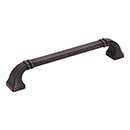 Jeffrey Alexander [165-160DBAC] Die Cast Zinc Cabinet Pull Handle - Oversized - Ella Series - Brushed Oil Rubbed Bronze Finish - 160mm C/C - 7 1/16" L