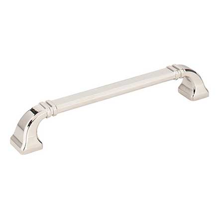 Jeffrey Alexander [165-160NI] Die Cast Zinc Cabinet Pull Handle - Oversized - Ella Series - Polished Nickel Finish - 160mm C/C - 7 1/16" L