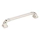 Jeffrey Alexander [165-160NI] Die Cast Zinc Cabinet Pull Handle - Oversized - Ella Series - Polished Nickel Finish - 160mm C/C - 7 1/16" L