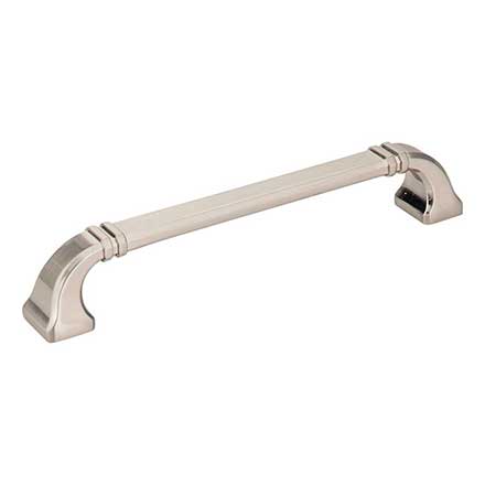 Jeffrey Alexander [165-160SN] Die Cast Zinc Cabinet Pull Handle - Oversized - Ella Series - Satin Nickel Finish - 160mm C/C - 7 1/16&quot; L