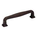 Jeffrey Alexander [782-128DBAC] Die Cast Zinc Cabinet Pull Handle - Oversized - Fontana Series - Brushed Oil Rubbed Bronze Finish - 128mm C/C - 5 13/16&quot; L