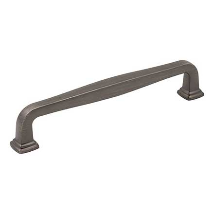 Jeffrey Alexander [782-160BNBDL] Die Cast Zinc Cabinet Pull Handle - Oversized - Fontana Series - Brushed Pewter Finish - 160mm C/C - 7 1/16&quot; L