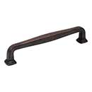 Jeffrey Alexander [782-160DBAC] Die Cast Zinc Cabinet Pull Handle - Oversized - Fontana Series - Brushed Oil Rubbed Bronze Finish - 160mm C/C - 7 1/16&quot; L