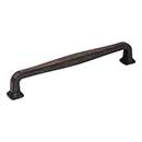 Jeffrey Alexander [782-192DBAC] Die Cast Zinc Cabinet Pull Handle - Oversized - Fontana Series - Brushed Oil Rubbed Bronze Finish - 192mm C/C - 8 5/16&quot; L