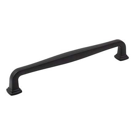 Jeffrey Alexander [782-192MB] Die Cast Zinc Cabinet Pull Handle - Oversized - Fontana Series - Matte Black Finish - 192mm C/C - 8 5/16&quot; L