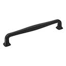 Jeffrey Alexander [782-192MB] Die Cast Zinc Cabinet Pull Handle - Oversized - Fontana Series - Matte Black Finish - 192mm C/C - 8 5/16&quot; L
