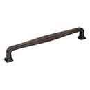Jeffrey Alexander [782-224DBAC] Die Cast Zinc Cabinet Pull Handle - Oversized - Fontana Series - Brushed Oil Rubbed Bronze Finish - 224mm C/C - 9 9/16&quot; L