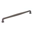 Jeffrey Alexander [782-305BNBDL] Die Cast Zinc Cabinet Pull Handle - Oversized - Fontana Series - Brushed Pewter Finish - 305mm C/C - 12 3/4&quot; L