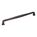 Jeffrey Alexander [782-305DBAC] Die Cast Zinc Cabinet Pull Handle - Oversized - Fontana Series - Brushed Oil Rubbed Bronze Finish - 305mm C/C - 12 3/4&quot; L