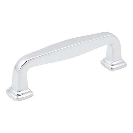 Jeffrey Alexander [782-96PC] Die Cast Zinc Cabinet Pull Handle - Standard Sized - Fontana Series - Polished Chrome Finish - 96mm C/C - 4 1/2&quot; L