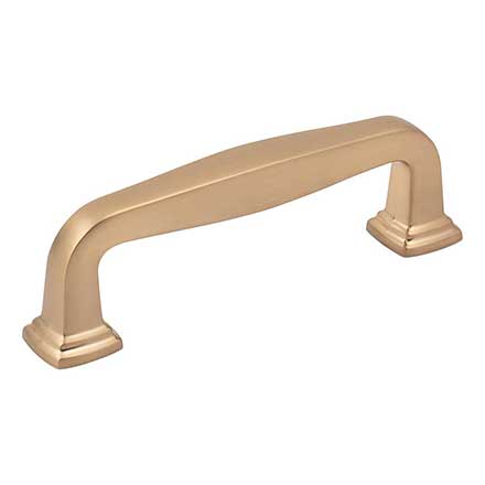 Jeffrey Alexander [782-96SBZ] Die Cast Zinc Cabinet Pull Handle - Standard Sized - Fontana Series - Satin Bronze Finish - 96mm C/C - 4 1/2&quot; L