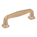 Jeffrey Alexander [782-96SBZ] Die Cast Zinc Cabinet Pull Handle - Standard Sized - Fontana Series - Satin Bronze Finish - 96mm C/C - 4 1/2&quot; L