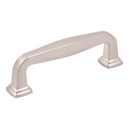 Jeffrey Alexander [782-96SN] Die Cast Zinc Cabinet Pull Handle - Standard Sized - Fontana Series - Satin Nickel Finish - 96mm C/C - 4 1/2&quot; L
