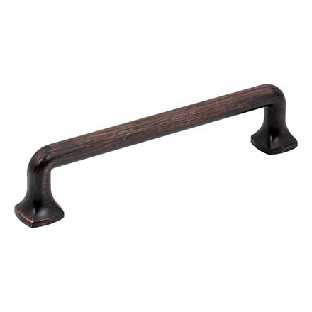 Jeffrey Alexander [663-128DBAC] Die Cast Zinc Cabinet Pull Handle - Oversized - Griffin Series - Brushed Oil Rubbed Bronze Finish - 128mm C/C - 5 13/16&quot; L
