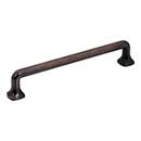Jeffrey Alexander [663-160DBAC] Die Cast Zinc Cabinet Pull Handle - Oversized - Griffin Series - Brushed Oil Rubbed Bronze Finish - 160mm C/C - 7 1/16&quot; L
