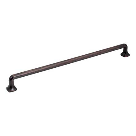 Jeffrey Alexander [663-305DBAC] Die Cast Zinc Cabinet Pull Handle - Oversized - Griffin Series - Brushed Oil Rubbed Bronze Finish - 305mm C/C - 12 3/4&quot; L